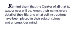 God knows their name